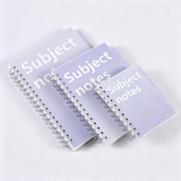 Carnet à spirale sur mesure avec intercalaires, index multicolores pour l'école, les étudiants et les fournitures de bureau