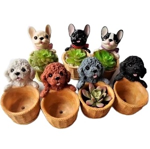 Nhựa Con Chó Con Hoặc Hình Dạng Động Vật Trồng, Trang Trí Poly Con Chó Nhựa Chậu Hoa - Product Image 6