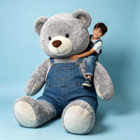 Ours en peluche géant, jouet en peluche doux et moelleux, ours en peluche personnalisé pour cadeau de la Saint-Valentin