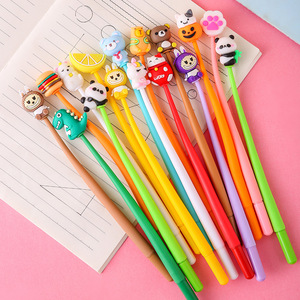 Nuevo Bolígrafo Neutral con Diseño de Dibujos Animados, Punta Metálica de 0.38mm, Carcasa de Plástico, Material Escolar para Estudiantes - Product Image 3