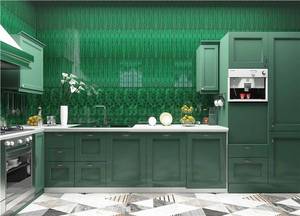 Longstar <span class=keywords><strong>2025</strong></span> Retro dải dài của vỏ cây mô hình lò hình thành Gạch gốm thủ công 400*60 nhà tắm nơi tường nền - Product Image 4