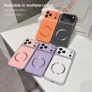 Luxury Magnetic Soft <strong>Touch</strong> PU Leather Phone Case iPhone 17 Pro MAX 16 15 14 13 12 11 Pro MAX Shockproof Frame <strong>Protective</strong> Case - Product Image 1
