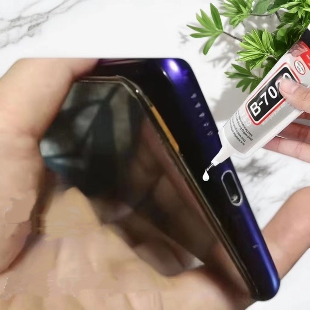 Phone Screen Adhesive B7000-Glue Removal & Edge Repair Transparent Strong Waterproof Sealant for Back Cover & Frame