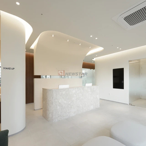 Newstar nhà máy trực tiếp bán đá cẩm thạch đá vôi quầy bar bàn tiếp tân cho Thẩm mỹ viện - Product Image 3