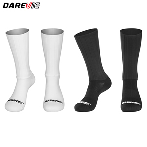 Darevie Fabricante Aero Ciclismo Calcetines Hombres Secado rápido Transpirable Compresión Blanco Negro Calcetines Aero <span class=keywords><strong>Bici</strong></span> - Product Image 4