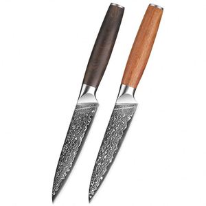 Couteau à steak occidental en acier Damas forgé, multifonctionnel pour la cuisine, la découpe de fruits, la préparation culinaire polyvalente, simplicité moderne - Product Image 5