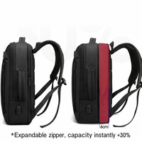 Nueva Mochila de Viaje para Portátil, Personalizable con Logotipo, de Lujo, Resistente, de Poliéster Oxford, con Puerto USB, Impermeable, Unisex