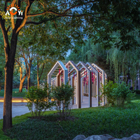 Túnel de Luces LED con Cortina de Cuentas de Colores - IP67 Impermeable, PVC, para Exteriores, Navidad y Halloween, para Parques y Plazas