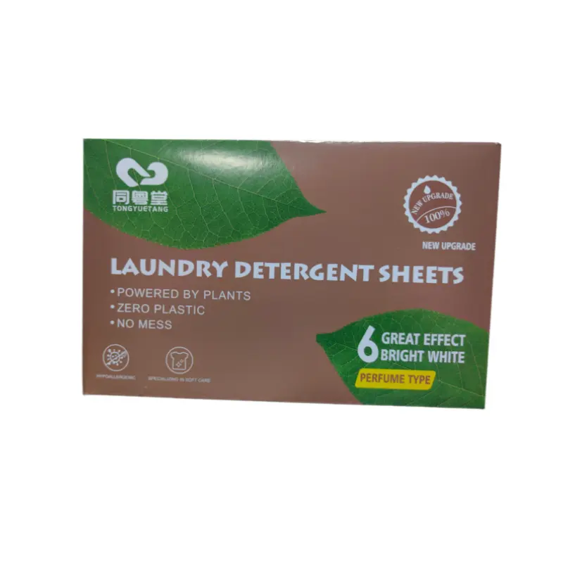 Scented Brightening White Phosphorus-Free And Environmentally Friendly Laundry Detergent Sheets For Apparel