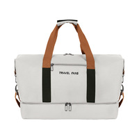Sac de sport de luxe unisexe 37L en Oxford 900D imperméable, idéal pour le voyage, le yoga, le fitness et l'entraînement, avec fermeture éclair tendance