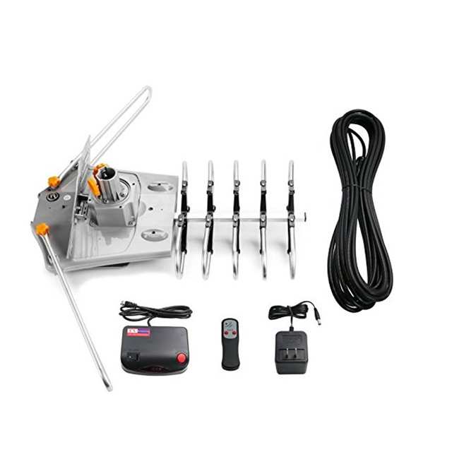 Remote Controlled Rotating Antenna 360 Degree Rotation VHF UHF Satellite Hdtv Rotor Wireless Hd Digital Outdoor Tv Antenna