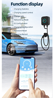 Cargador Inteligente para Vehículos Eléctricos Stellar de 11KW Tipo 2, Serie Completa, Estación de Carga AC para Vehículos Eléctricos, CE IP65, de Pie, Compatible con Paneles Solares para el Hogar