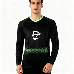 Jersey de Ciclismo de Manga Larga para MTB, Carretera y Descenso, Personalizado con Impresión Artística Premium, Multicolor, Transpirable, de Secado Rápido y que Absorbe la Humedad - Product Image 3