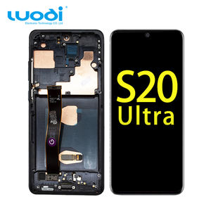 Écran de téléphone LCD de remplacement d'origine complet pour <span class=keywords><strong>Samsung</strong></span> <span class=keywords><strong>S20</strong></span> <span class=keywords><strong>ultra</strong></span> avec cadre, grande <span class=keywords><strong>taille</strong></span> 2024, écran LCD - Product Image 1