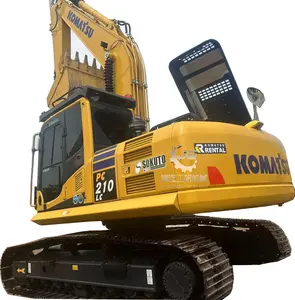 Kullanılan japonya inşaat makinesi Komatsu Pc210 kazıcı kullanılan ağır ekipman kullanılmış ekskavatör Komatsu pc210 Pc200