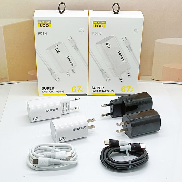 Factory Direct Gan Charger USB c PD 3.1 Mobile Phone Universal Charger Adapter PPS Super Wall Fast Charger Type c for Xiaomi