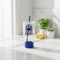 Mug de voyage de luxe en verre borosilicate, design océan, sans BPA, anti-fuite, résistant à la chaleur, pour café, thé, lait, jus