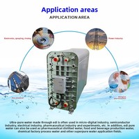 WELLEXCELL Module de membrane EDI à eau ultra-pure IP-LXM45Z de 5 tonnes Composants PLC 220V Tension Garantie 1 an directement des États-Unis