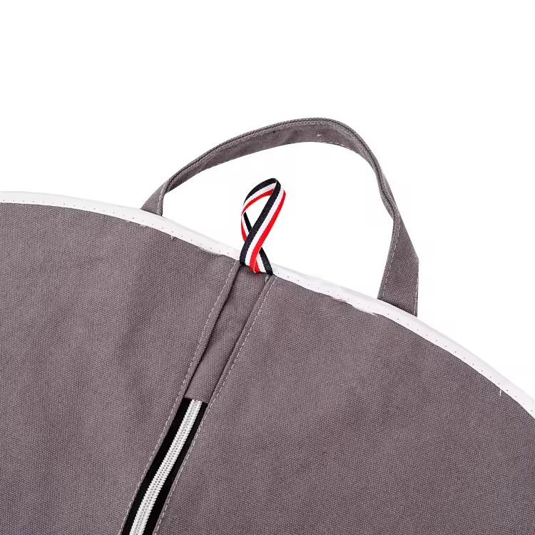 Custom logo foldable dustproof storage cotton cloth reusable garment bag