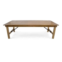 Table pliante en bois de pin massif, pour Banquet, maison, hôtel, livraison gratuite
