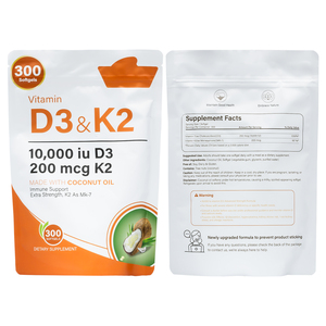 Cápsulas blandas naturales de vitamina D3 y K2 hechas con ingredientes puros para apoyar la nutrición diaria Vitamina D3 - Product Image 3