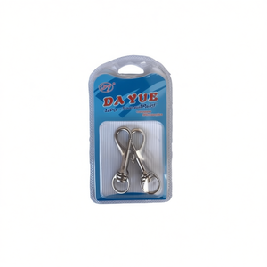 Da Yue Metal Key Chain 12Pcs Pack For Keys And Bags - Product Image 1