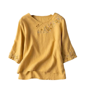 Precio al por Mayor, Túnica Tradicional India para Mujer, Bordada, Tallas S-XXL, Kurti Informal de Rayón, para Verano/Otoño - Product Image 1
