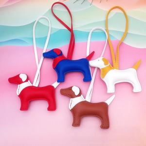 Llavero de Cuero con Diseño de Perro <span class=keywords><strong>Border</strong></span> <span class=keywords><strong>Collie</strong></span> de Dibujos Animados, Joyería Animal, Llavero de Perro de Caza, Regalos para Amantes de los Perros, Colgante para Mochilas de Mujer - Product Image 6