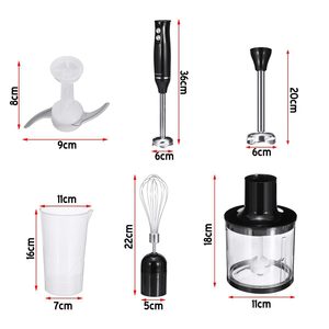 เครื่องปั่นมืออเนกประสงค์ 4 in 1 กำลังไฟ 500W-1000W ใช้ปั่นน้ำผลไม้ ตีไข่ บดเนื้อ และทำอาหารเด็ก - Product Image 3