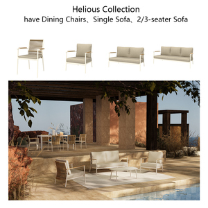 Conjunto de Sofás Modernos para Exteriores <span class=keywords><strong>Villabella</strong></span>, Muebles de Jardín de Mimbre PE, Estructura de Aluminio, Asientos para Patio, Conjunto de Salón de Grado Comercial - Product Image 3
