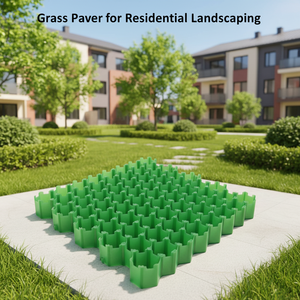 Meilleur prix pour grille de pavage en gravier emboîtable avec dimensions personnalisées 500*500, hauteur 40-60 mm, durable plus de 30 ans - Product Image 4