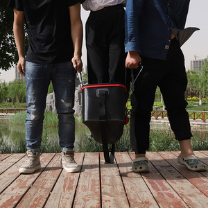 Seau de pêche pliable en EVA épaissi, moulé d'une seule pièce, 25-32L, multifonctionnel, pour la pêche - Product Image 1