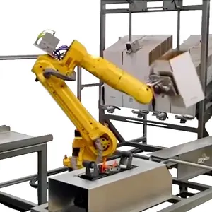 Robot Carton Box Erector / Robotic Random Carton Case Erector / Robot Carton Erecting Machine