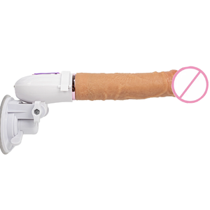 Pistola de Masaje Vibratoria y Calefactora Telescópica Potente para Mujer con Control Remoto, Consoladores Realistas y Masturbador Vaginal - Product Image 4