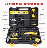 Nuevo kit integral de herramientas de hardware-Juego de herramientas de combinación manual de uso doméstico Llaves y destornilladores Reparación de vehículos