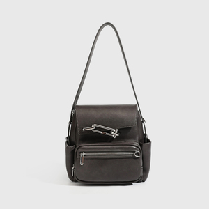 Fabrication OEM de sacs en cuir vegan personnalisés, sacs à dos de marque pour femmes, sacs à dos de grande capacité pour filles - Product Image 2