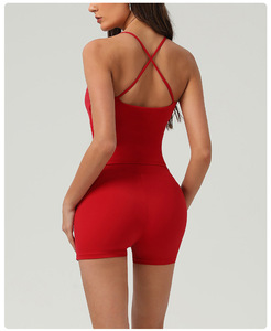 2025 Tùy Chỉnh Phụ Nữ Trọng Lượng Nhẹ Mềm Quần Xà Cạp Và Yoga T Áo Sơ Mi Quần Short Tops OEM Phòng Tập Thể Dục Tập Thể Dục Quần Áo Chạy Quần Yoga Bộ - Product Image 3