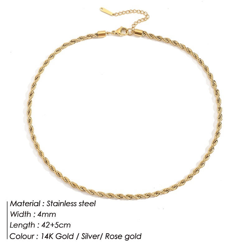 14K gold 4mm
