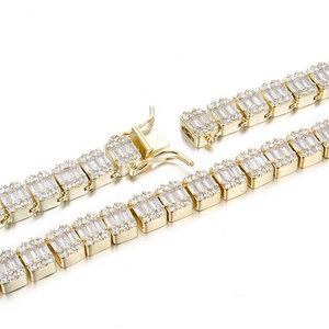 Bijoux Hip Hop pour femmes, <span class=keywords><strong>collier</strong></span> Initial glacé, nom, colliers Hip Hop - Product Image 3