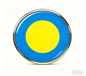 GREPAS GIFTS Pin de Solapa Redondo de 1 Pulgada con Bandera de <span class=keywords><strong>Palau</strong></span>, Pin Patriótico Mundial para Sombrero y Solapa - Product Image 2