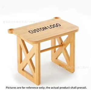 Support d'imprimante en bois, support de rangement durable pour imprimantes, porte-étiquettes, organisation du bureau - Product Image 4