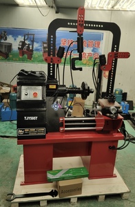 Machine de redressage et de réparation de jantes en aluminium à trois cylindres avec grue automatique à 3 pièces - Product Image 4