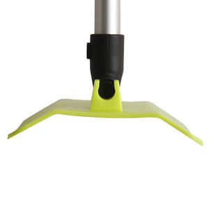 Grattoir à neige télescopique, outil de dégivrage d'hiver pour voiture, manche en alliage, vert et gris - Product Image 4