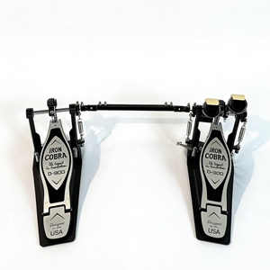 Pedale Doppio per Grancassa Professionale OEM con Trasmissione a Catena, <span class=keywords><strong>Strumento</strong></span> <span class=keywords><strong>Musicale</strong></span> in Metallo da 3,5 kg, Logo Personalizzabile - Product Image 2