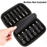 Vente en gros coque dure antichoc personnalisée 12 bouteilles EVA mallette de transport pour huile essentielle mallette ronde mallette pour huile essentielle