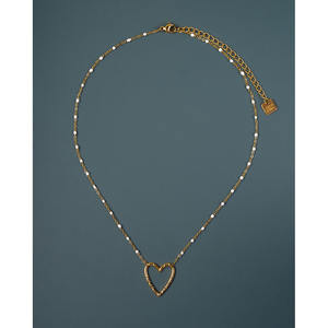 Collana da Donna YFB 386 Primavera Estate 44.5cm con Ciondolo in Smalto e Acciaio Inossidabile, Collana alla Moda per il Commercio all'Ingrosso - Product Image 2