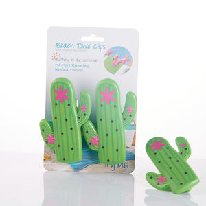 Venta al por mayor personalizado Animal flamenco estilo clásico ABS plástico grande Silla de playa Toalla de playa Clips para sillas de playa - Product Image 5