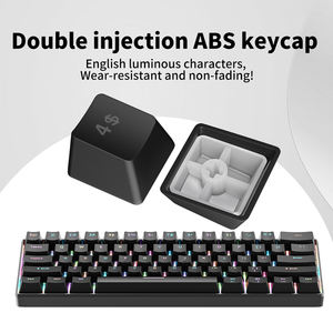 <span class=keywords><strong>Clavier</strong></span> de jeu rouge bleu interrupteur 60 pour cent <span class=keywords><strong>Gamer</strong></span> Teclado mecanico 61 touches RGB arc-en-ciel rétro-éclairé <span class=keywords><strong>clavier</strong></span> mécanique de jeu filaire - Product Image 6