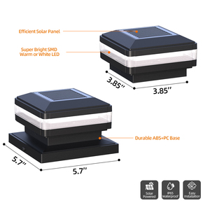 Nuovo muro solare <span class=keywords><strong>fari</strong></span> Ip65 giardino esterno impermeabile <span class=keywords><strong>LED</strong></span> protezione solare da giardino 3*3 4*4 recinzione - Product Image 1