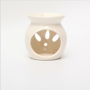 Brûleur d'huiles essentielles en céramique pour la maison, diffuseur d'arômes, <span class=keywords><strong>lampe</strong></span> parfumée, brûleur de cire fondue, support pour bougie chauffe-plat - Product Image 4